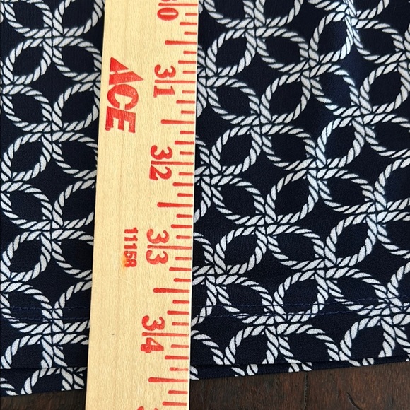 Michael Kors Blue Midi Dress with Crew Neck and Raglan Sleeves - Picture 9 of 11